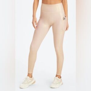 Fabletics Oasis Gold Hologram Leggings